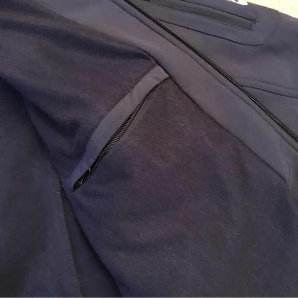 NFL Seattle Seahawks Stadium Jacket Adult Size Large Soft Shell Fleece Dark Blue - Picture 9 of 13